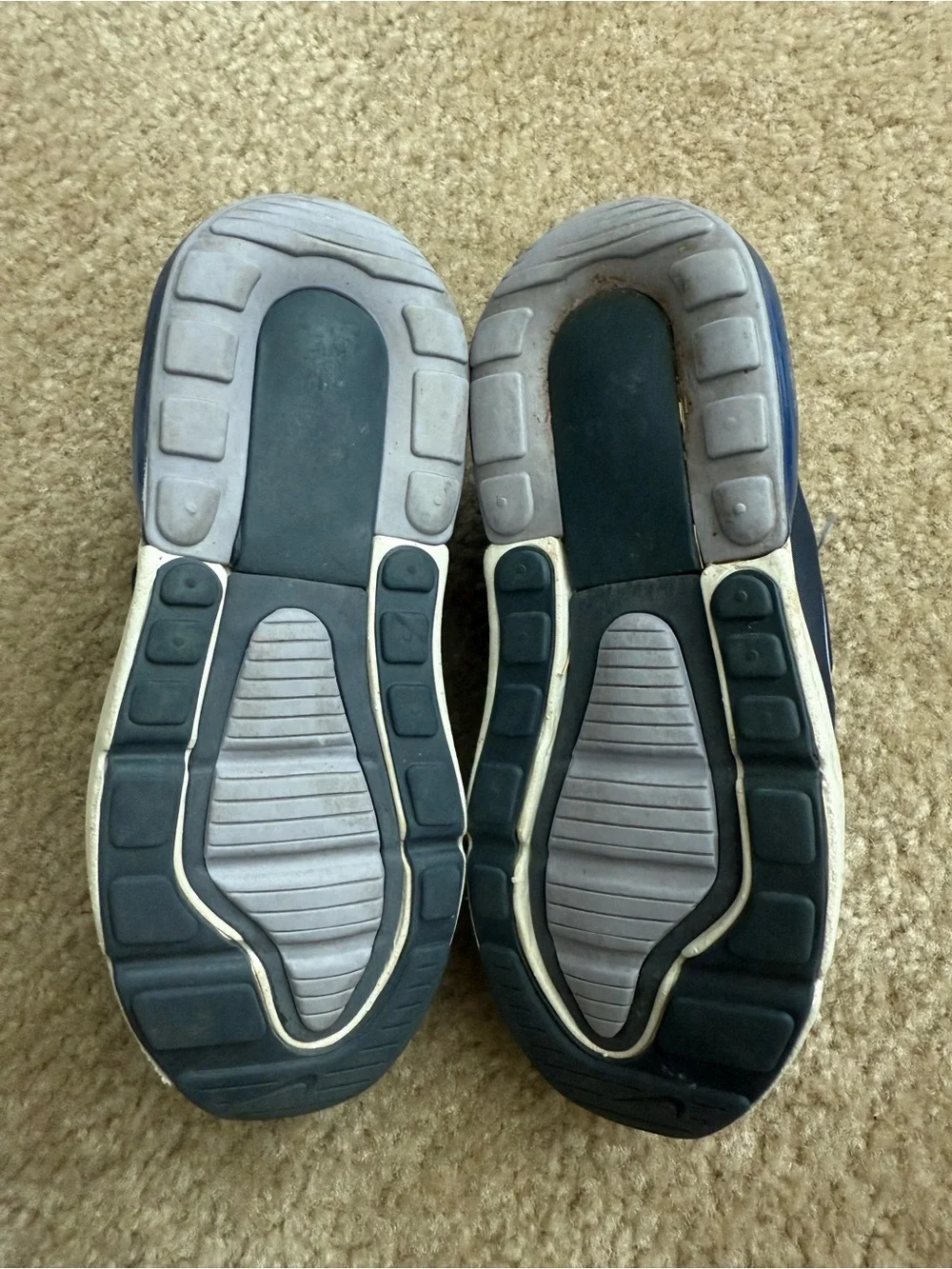 Nike Kids Navy/Light Blue Slip-On Sneakers
